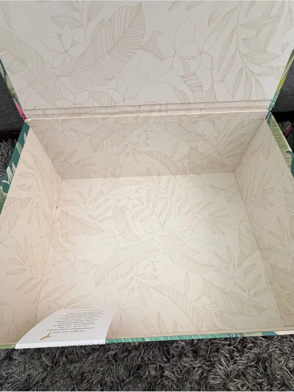Papyrus Tropical Storage Boxes - Set of 2